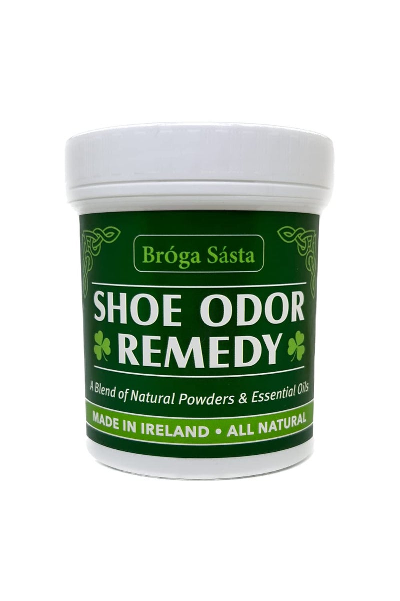 BRÓGA SÁSTA Natural Shoe Odor Eliminator and Foot Odor Eliminator - Developed by a Registered Podiatrist in Ireland - Effective Shoe Deodorizer for all Types of Feet and Footwear - Smelly Shoe Odor Remover 3.5oz - Image 1